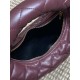 Replica Borsa Piccola Tote YSL Saint Laurent Icarino Cassandre nappa trapuntata Maroon Imitazioni Outlet Online Italia