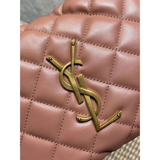 Replica Borsa Piccola Tote YSL Saint Laurent Icarino Cassandre nappa trapuntata Rosa Imitazioni Outlet Online Italia