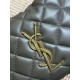 Replica Borsa Piccola Tote YSL Saint Laurent Icarino Cassandre nappa trapuntata Grigio Imitazioni Outlet Online Italia