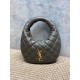 Replica Borsa Piccola Tote YSL Saint Laurent Icarino Cassandre nappa trapuntata Grigio Imitazioni Outlet Online Italia