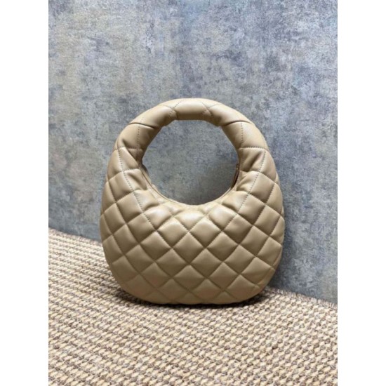 Replica Borsa Piccola Tote YSL Saint Laurent Icarino Cassandre nappa trapuntata Albicocca Imitazioni Outlet Online Italia