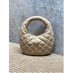 Replica Borsa Piccola Tote YSL Saint Laurent Icarino Cassandre nappa trapuntata Albicocca Imitazioni Outlet Online Italia