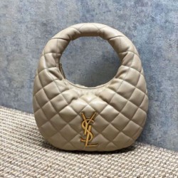 Replica Borsa Piccola Tote YSL Saint Laurent Icarino Cassandre nappa trapuntata Albicocca Imitazioni Outlet Online Italia