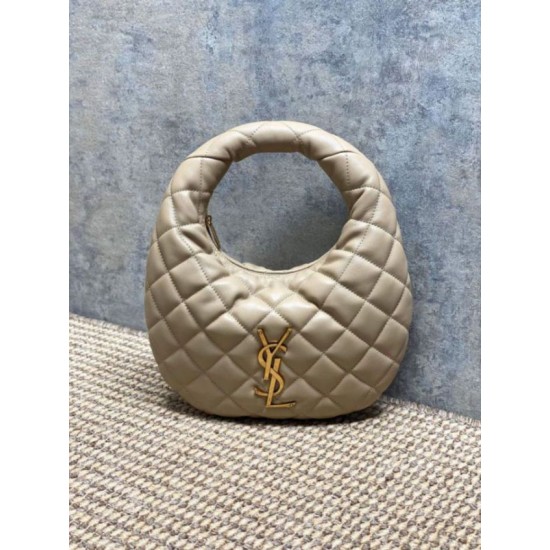Replica Borsa Piccola Tote YSL Saint Laurent Icarino Cassandre nappa trapuntata Albicocca Imitazioni Outlet Online Italia
