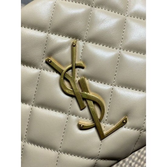 Replica Borsa Piccola Tote YSL Saint Laurent Icarino Cassandre nappa trapuntata Albicocca Imitazioni Outlet Online Italia