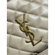 Replica Borsa Piccola Tote YSL Saint Laurent Icarino Cassandre nappa trapuntata Albicocca Imitazioni Outlet Online Italia