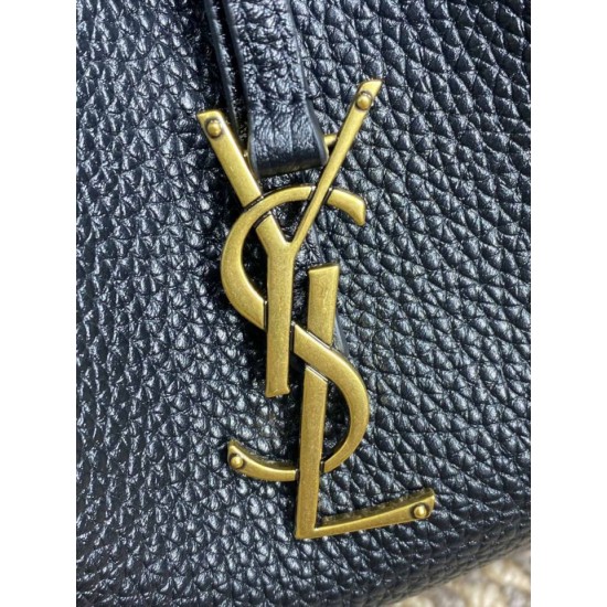 Replica Borsa hobo piccola YSL Saint Laurent Paris VII nera goffrata Imitazioni Outlet Online Italia