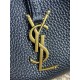 Replica Borsa hobo piccola YSL Saint Laurent Paris VII nera goffrata Imitazioni Outlet Online Italia