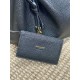 Replica Borsa hobo piccola YSL Saint Laurent Paris VII nera goffrata Imitazioni Outlet Online Italia