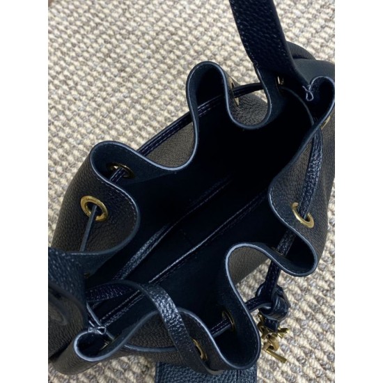 Replica Borsa hobo piccola YSL Saint Laurent Paris VII nera goffrata Imitazioni Outlet Online Italia