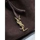 Replica Borsa a tracolla YSL Saint Laurent Jamie Pochon PARIS VII scamosciata Caffè Imitazioni Outlet Online Italia