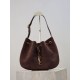 Replica Borsa a tracolla YSL Saint Laurent Jamie Pochon PARIS VII scamosciata Caffè Imitazioni Outlet Online Italia
