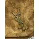 Replica Borsa a tracolla media YSL Saint Laurent Toy puffer cammello scamosciata Imitazioni Outlet Online Italia
