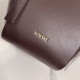 Replica Borsa tote media classica Loewe Hammock Flip Marrone Imitazioni Outlet Online Italia