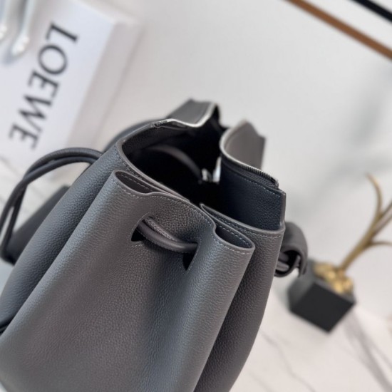 Replica Borsa a mano Loewe Madrid Media Nero Imitazioni Outlet Online Italia