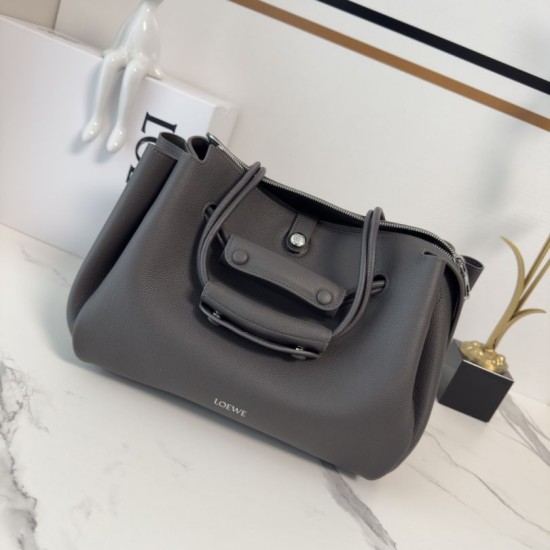 Replica Borsa a mano Loewe Madrid Media Nero Imitazioni Outlet Online Italia