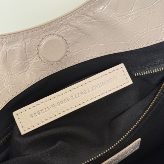 Replica Borsa tote verticale piccola Balenciaga Le City Albicocca Imitazioni Outlet Online Italia