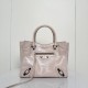 Replica Borsa tote verticale piccola Balenciaga Le City Albicocca Imitazioni Outlet Online Italia