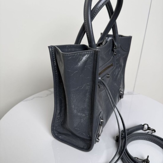 Replica Borsa tote verticale piccola Balenciaga Le City Giallo Imitazioni Outlet Online Italia