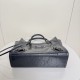 Replica Borsa tote verticale piccola Balenciaga Le City Giallo Imitazioni Outlet Online Italia