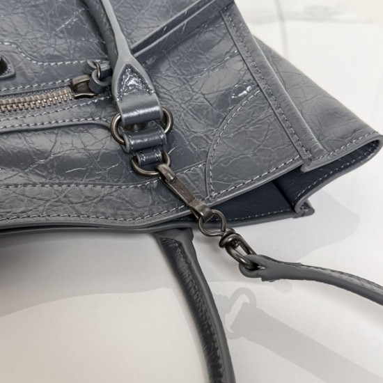 Replica Borsa tote verticale piccola Balenciaga Le City Giallo Imitazioni Outlet Online Italia