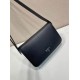 Replica Borsa a tracolla strutturata Prada nera Imitazioni Outlet Online Italia