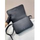Replica Borsa a tracolla strutturata Prada nera Imitazioni Outlet Online Italia