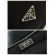 Replica Borsa a tracolla strutturata Prada nera Imitazioni Outlet Online Italia