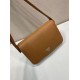 Replica Borsa a tracolla strutturata Prada marrone Imitazioni Outlet Online Italia