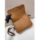 Replica Borsa a tracolla strutturata Prada marrone Imitazioni Outlet Online Italia