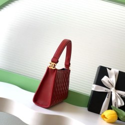 Replica Borsa hobo trapuntata Chanel AS6045 bordeaux Imitazioni Outlet Online Italia