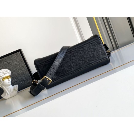 Replica Borsa a mano Prada Media 1BB149 Nero Imitazioni Outlet Online Italia