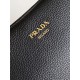 Replica Borsa a mano Prada Media 1BB149 Nero Imitazioni Outlet Online Italia