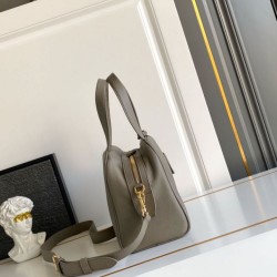 Replica Borsa a mano Prada Media 1BB149 Grigio Imitazioni Outlet Online Italia