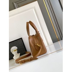 Replica Borsa a mano Prada Media 1BB149 Giallo Imitazioni Outlet Online Italia