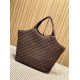 Premio Replica Borsa tote YSL Saint Laurent Icare scamosciata marrone Imitazione Outlet