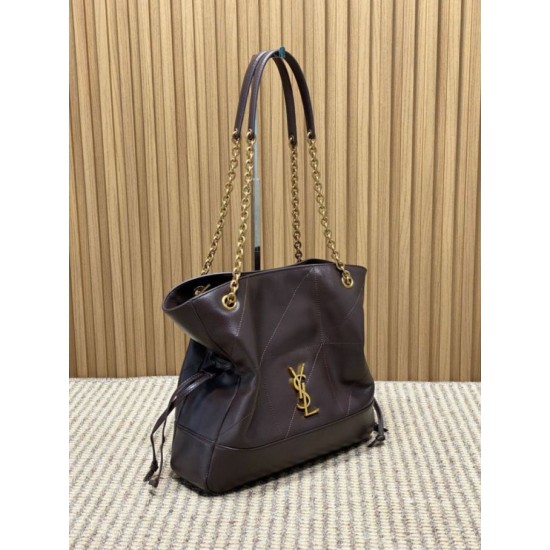 Premio Replica Borsa tote piccola/grande YSL Saint Laurent Jamie Shopping caffè Imitazione Outlet