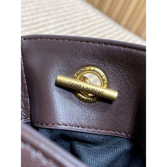 Premio Replica Borsa tote piccola/grande YSL Saint Laurent Jamie Shopping caffè Imitazione Outlet
