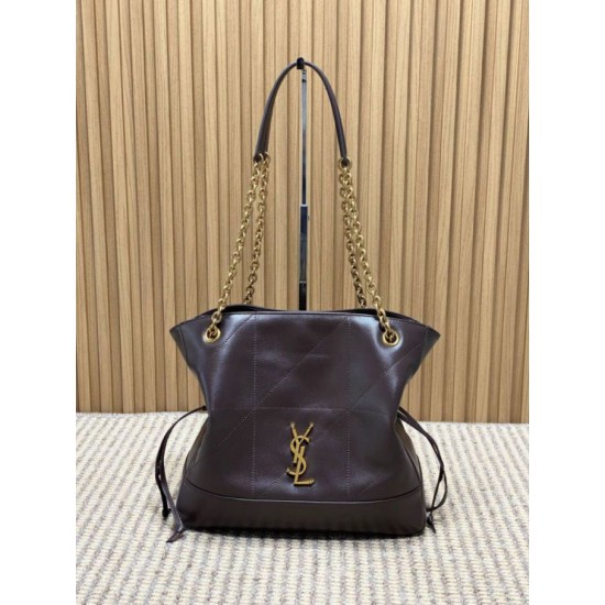 Premio Replica Borsa tote piccola/grande YSL Saint Laurent Jamie Shopping caffè Imitazione Outlet