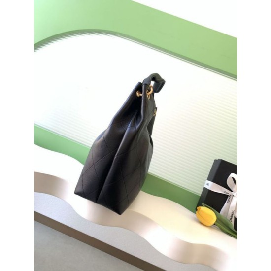 Premio Replica Borsa Chanel 26C Dumpling Hobo AS5978 nera Imitazione Outlet