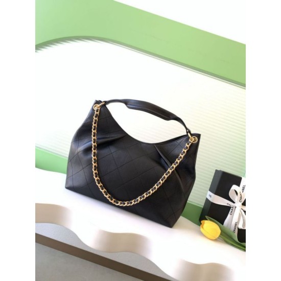 Premio Replica Borsa Chanel 26C Dumpling Hobo AS5978 nera Imitazione Outlet