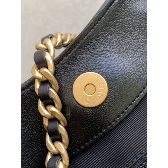 Premio Replica Borsa Chanel 26C Dumpling Hobo AS5978 nera Imitazione Outlet