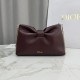 Premio Replica Borsa a tracolla Dior Bow piccola/media con finitura oro Caffè Imitazione Outlet