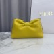 Premio Replica Borsa a tracolla Dior Bow piccola/media con finitura oro Giallo Imitazione Outlet