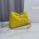 Premio Replica Borsa a tracolla Dior Bow piccola/media con finitura oro Giallo Imitazione Outlet