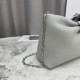Premio Replica Borsa a tracolla Dior Bow piccola/media con finitura oro Grigio Imitazione Outlet