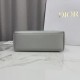 Premio Replica Borsa a tracolla Dior Bow piccola/media con finitura oro Grigio Imitazione Outlet