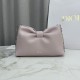 Premio Replica Borsa a tracolla Dior Bow piccola/media con finitura oro Rosa Imitazione Outlet