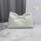 Premio Replica Borsa a tracolla Dior Bow piccola/media con finitura oro Beige Imitazione Outlet