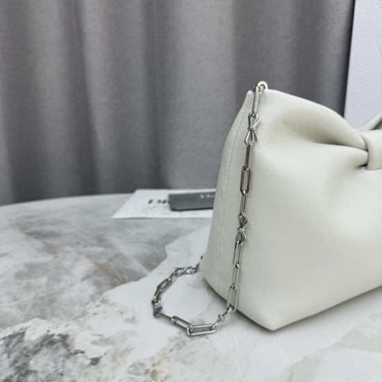 Premio Replica Borsa a tracolla Dior Bow piccola/media con finitura oro Beige Imitazione Outlet